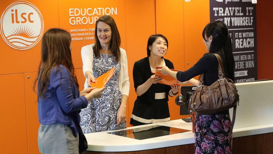 ILSC Sydney, reception desk